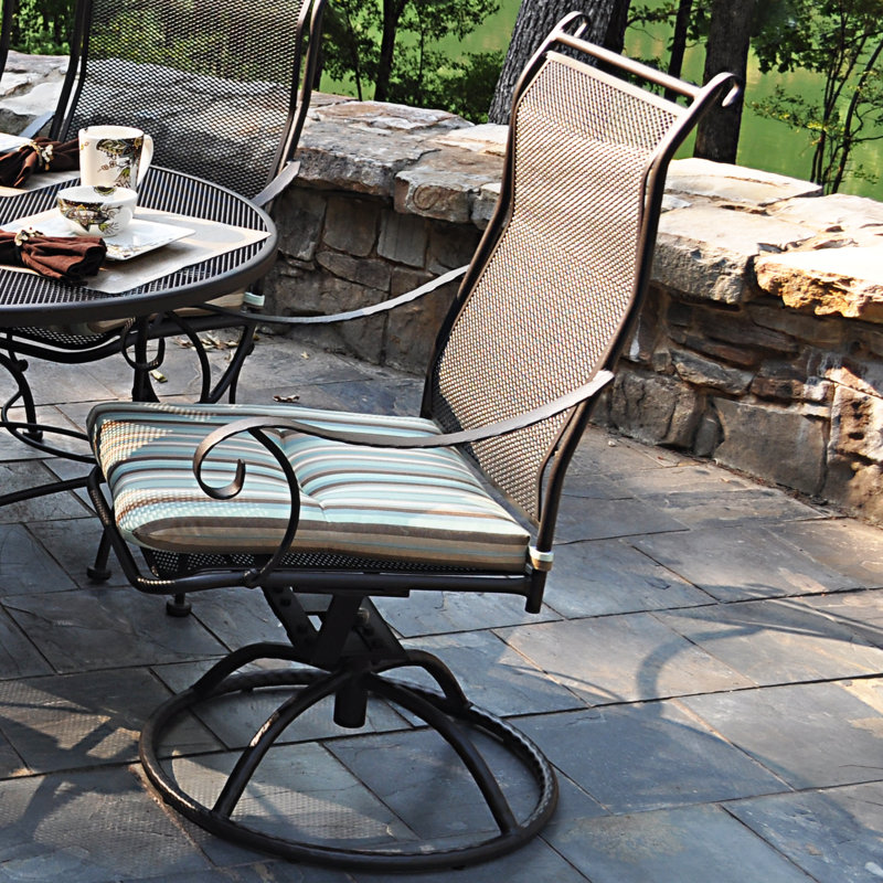 Meadowcraft Alexandria Swivel Patio Dining Chair & Reviews Wayfair